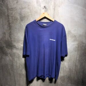 Balenciaga Blue Logo Tee